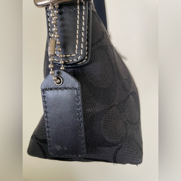 Coach Hamptons Signature East West Demi Baguette Bag Vintage 8K01 - Picture 13 of 14